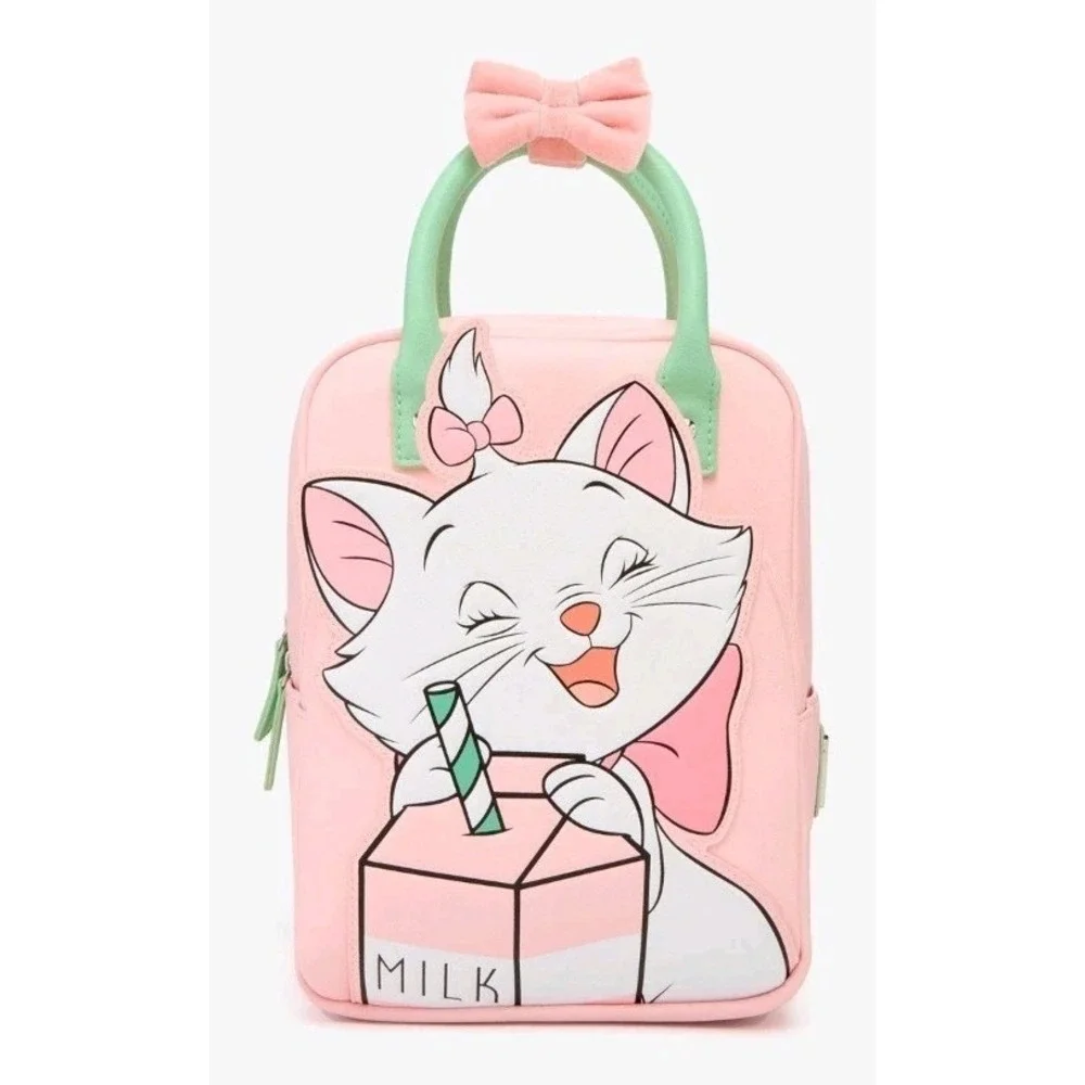 Loungefly Disney The Aristocats Marie Milk Carton Backpack & Coin Purse Wristlet